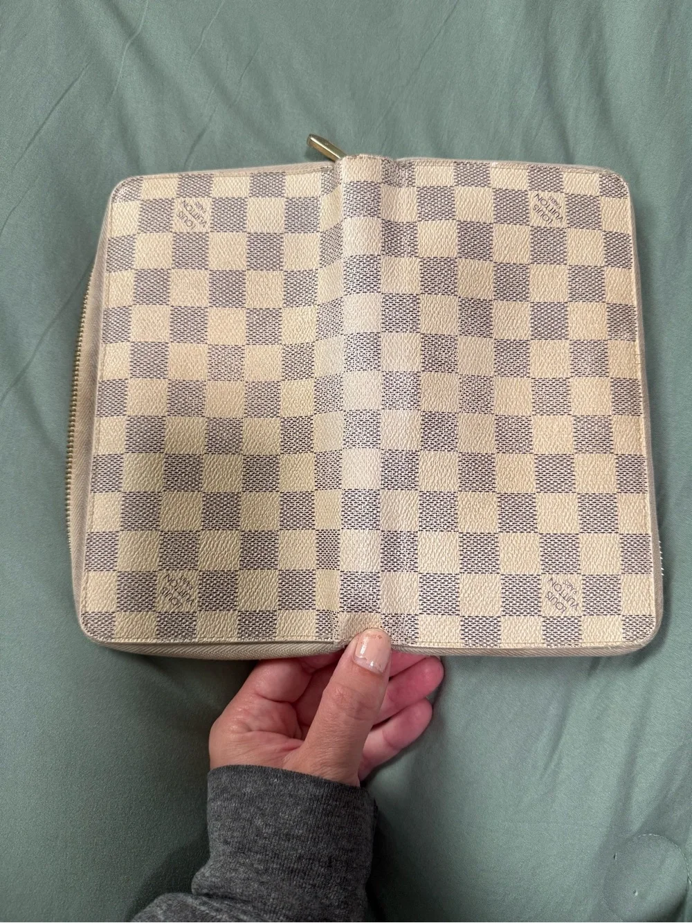 Louis Vuitton Damier Azur Zip Organizer Wallet